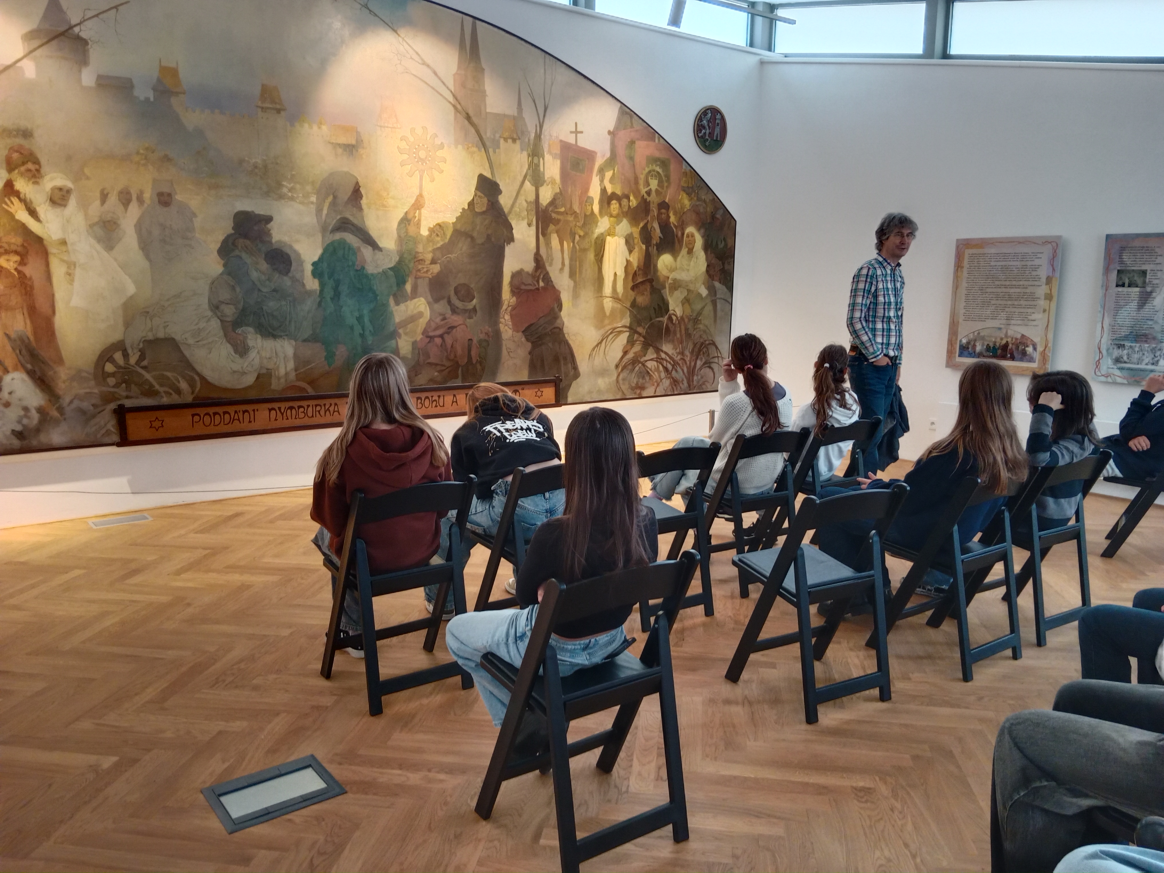 Dějepisný seminář na návštěvě Vlastivědného muzea v Nymburce